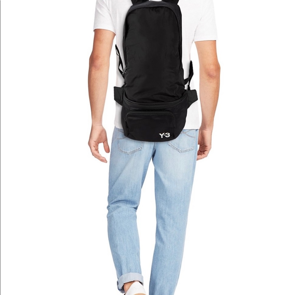 SOLD adidas Y-3 Packable Convertible Backpack - Picture 3 of 5